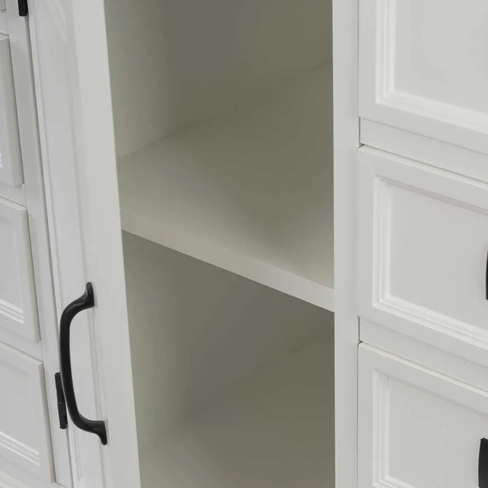 Wohnen Flurkommoden*114x77x41 Landhaus Kommode mit acht Schubladen - Bleaks