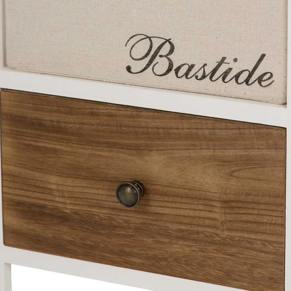 Wohnen 38x74x28 Landhaus Kommode mit vier Schubladen - Amare