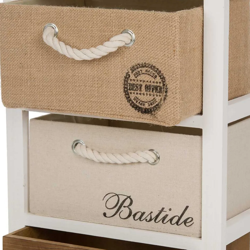 Wohnen 38x74x28 Landhaus Kommode mit vier Schubladen - Amare