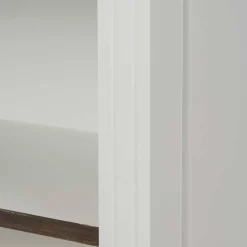 Wohnen 68x180x39 Landhaus Regal in Weiß & Graubraun - Bleaks