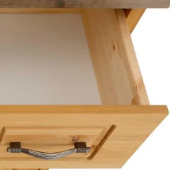 Wohnen Schuhschränke*85x109x37 Landhaus Schuhkommode aus Kiefer - Ostanzia