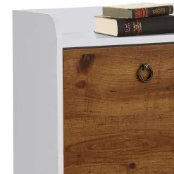 Wohnen Schuhschränke*92x100x25 Landhaus Schuhschrank mit 4 Klappen - Volbra