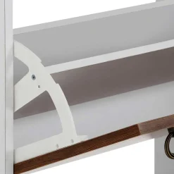 Wohnen Schuhschränke*92x100x25 Landhaus Schuhschrank mit 4 Klappen - Volbra