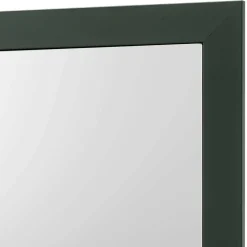 Wohnen 82x82x2 Landhaus Spiegel in Dunkelgrün - Niestov