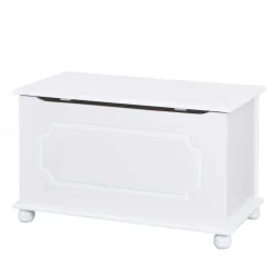 Wohnen 89x53x47 Landhaus Truhe in Weiß - Vaslui