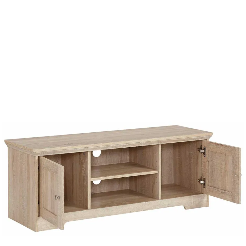 Wohnen Sideboards & Kommoden|Landhausmöbel*120x45x40 Landhaus TV Element in Eiche Holzdekor - Rienva