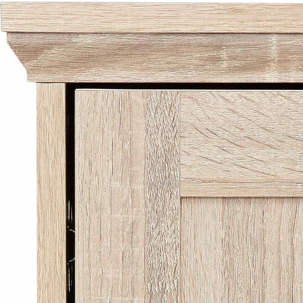 Wohnen Sideboards & Kommoden|Landhausmöbel*120x45x40 Landhaus TV Element in Eiche Holzdekor - Rienva