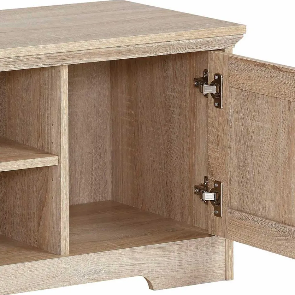 Wohnen Sideboards & Kommoden|Landhausmöbel*120x45x40 Landhaus TV Element in Eiche Holzdekor - Rienva