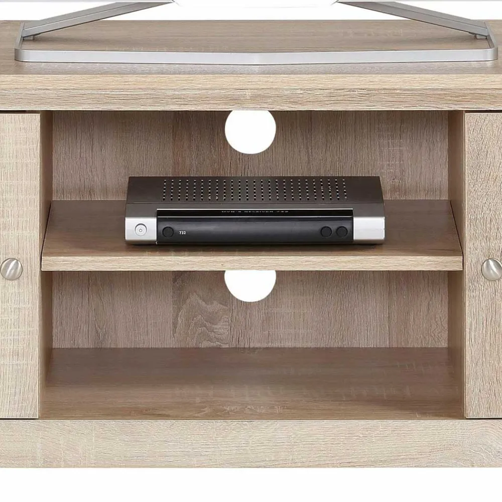 Wohnen Sideboards & Kommoden|Landhausmöbel*120x45x40 Landhaus TV Element in Eiche Holzdekor - Rienva