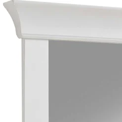 Wohnen Skandinavische Möbel|Weiße Möbel*65x85x14 Landhausspiegel in Weiß - Satumare