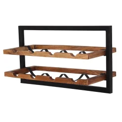 Wohnen 65x25x35 Loft Weinregal für die Wand - Mendoza