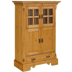 Wohnen Glasmöbel|Massivholzmöbel*100x147x45 Massivholz Highboard im Landhaus Stil - Fausanda