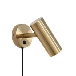 Wohnen 10x22x15 Metall Wandleuchte in Messing - Laganca