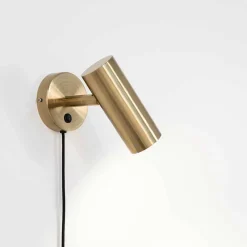 Wohnen 10x22x15 Metall Wandleuchte in Messing - Laganca