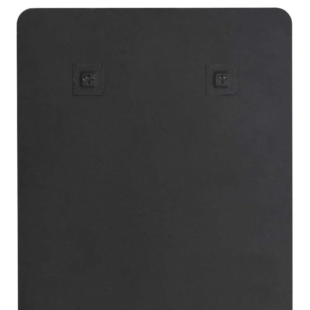 Wohnen Schwarze Möbel|Loft Möbel*50x130x10 Metallspiegel mit Ablage - Carlisa