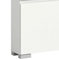 Wohnen Schuhschränke*95x127x18 Midi Schuhschrank mit drei Klappen & Tür - Suad