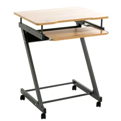 Wohnen 60x75x49 Mobiler Computertisch in Eiche Optik - Matanzas