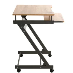Wohnen 60x75x49 Mobiler Computertisch in Eiche Optik - Matanzas