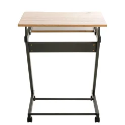 Wohnen 60x75x49 Mobiler Computertisch in Eiche Optik - Matanzas
