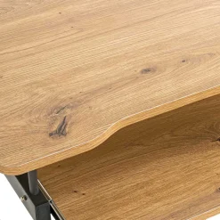 Wohnen 60x75x49 Mobiler Computertisch in Eiche Optik - Matanzas