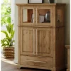 Wohnen 94x133x39 Modern Country Highboard aus Kiefer massiv - Noellisa