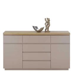 Wohnen 150x86x40 Moderne Kombi-Kommode in Taupe - Anja