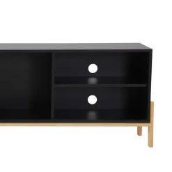Wohnen 185x54x34 Moderner TV Unterschrank mit Schiebetür - Penanza