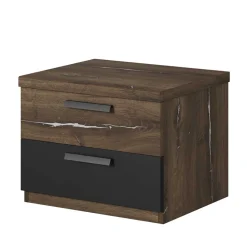 Wohnen 46x37x40 Nachtkommode auf Sockel - Rose