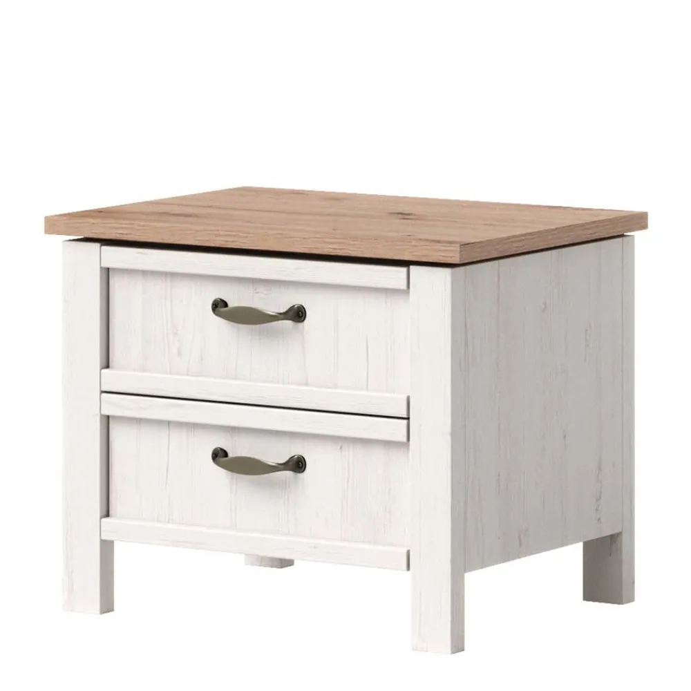Wohnen 62x50x41 Nachtkommode im Landhausstil - Malvissa
