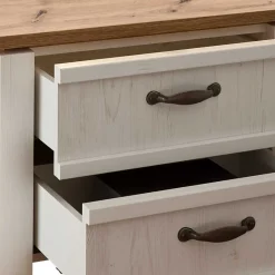 Wohnen 62x50x41 Nachtkommode im Landhausstil - Malvissa