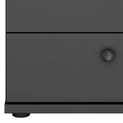 Wohnen Nachttische*50x57x36 Nachtkommode in Dunkelgrau - Mataram