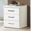 Wohnen Nachttische|Sideboards & Kommoden*46x58x40 Nachtkommode mit drei Schubladen - Miracella