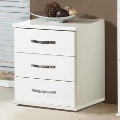 Wohnen Nachttische|Sideboards & Kommoden*46x58x40 Nachtkommode mit drei Schubladen - Miracella