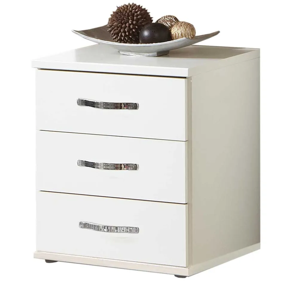 Wohnen Nachttische|Sideboards & Kommoden*46x58x40 Nachtkommode mit drei Schubladen - Miracella