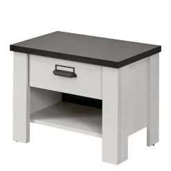 Wohnen Nachttische|Sideboards & Kommoden*60x46x39 Nachtkommode mit Fach und Schublade - Tramos