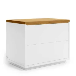 Wohnen 53x44x36 Nachtkommode mit Sockelgestell - Vintilias