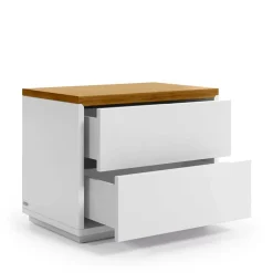 Wohnen 53x44x36 Nachtkommode mit Sockelgestell - Vintilias