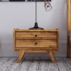 Wohnen Nachttische*55x43x39 Nachtkommode mit zwei Schubladen - Hardus