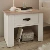 Wohnen 58x45x40 Nachtkonsole mit Schublade - Nedita