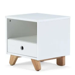 Kinder Wohnen 40x40x35 Nachtschrank mit Fach & Schublade - Kinfada