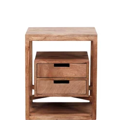 Wohnen Nachttische*45x55x35 Nachttisch aus Holz - Etersa