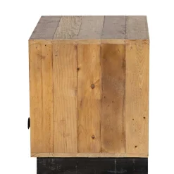 Wohnen 45x50x45 Nachttisch aus Recyclingholz - Dulcinus