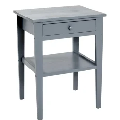 Wohnen Nachttische*46x60x35 Nachttisch mit Schublade & Ablageboden - Vertes