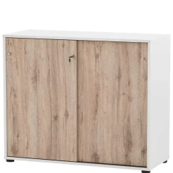 Wohnen Büroschränke*100x84x41 Office Schrank mit Schiebetüren - Laganzo