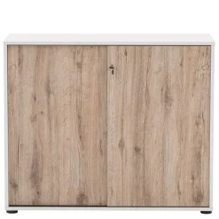 Wohnen Büroschränke*100x84x41 Office Schrank mit Schiebetüren - Laganzo