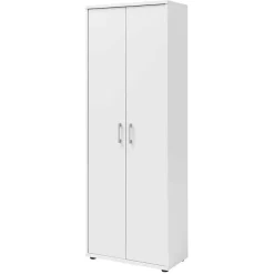Wohnen Büroschränke*65x183x35 Office Schrank 2-türig in Weiß - Radiassu