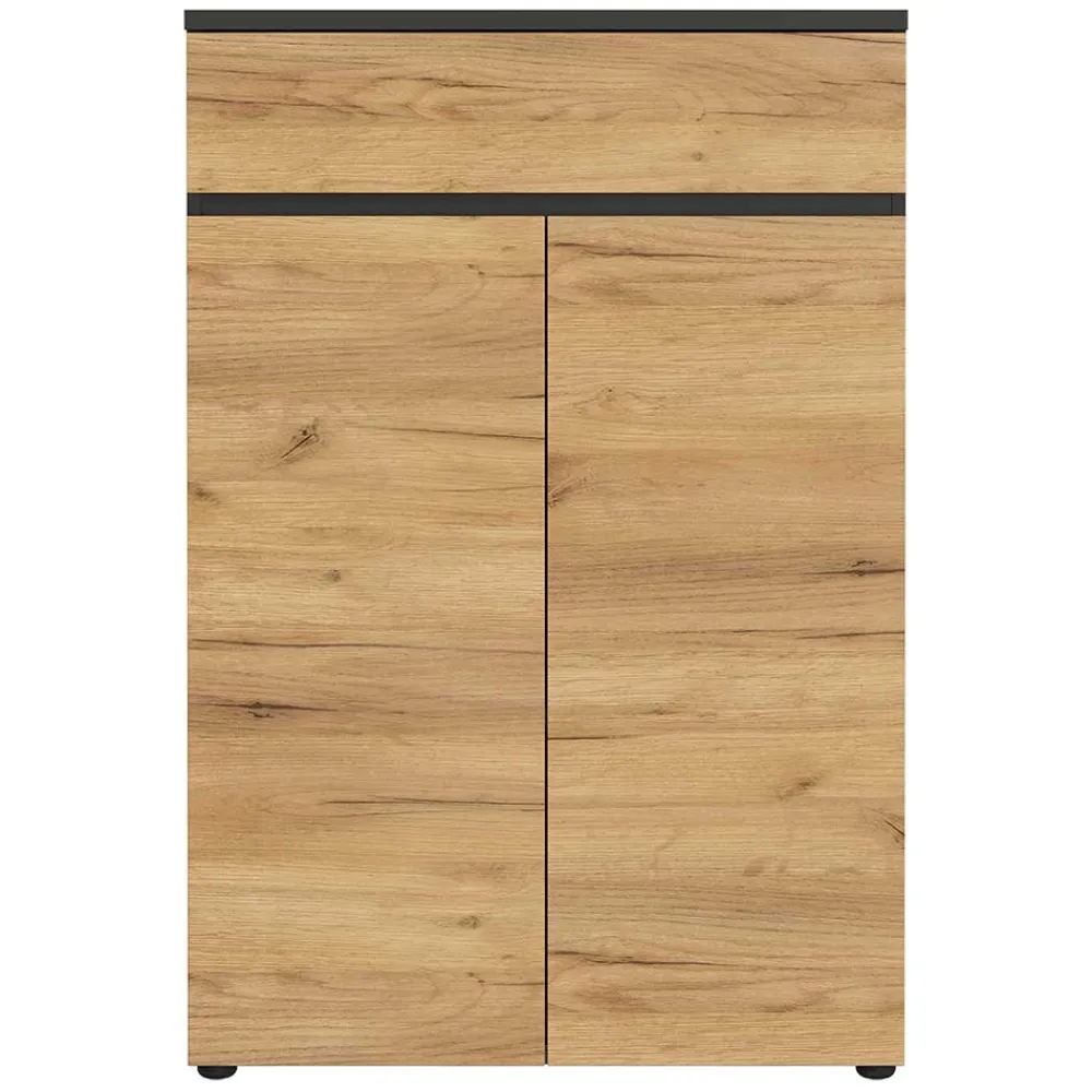 Wohnen Büroschränke*80x120x40 Office Vertiko in Wildeiche Optik - Contrage