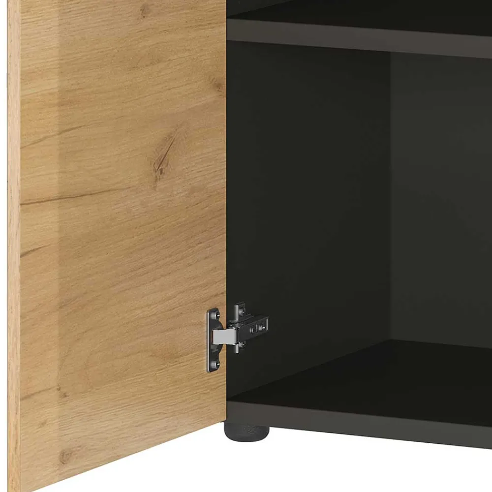 Wohnen Büroschränke*80x120x40 Office Vertiko in Wildeiche Optik - Contrage