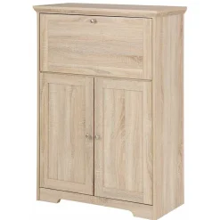 Wohnen Esszimmerschränke*81x116x39 Officeschrank Sekretär in Eiche Dekor - Rienva