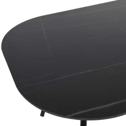 Wohnen 150x75x90 Ovaler Esstisch aus Sinterstein - Bostian